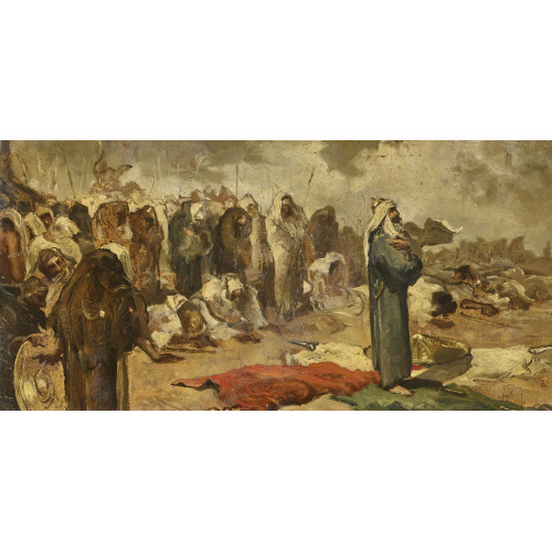 MARIANO FORTUNY Y CARBO MARSAL : 'La plegaria antes del combate' (DOBIASCHOFSKY AUKTIONEN AG)