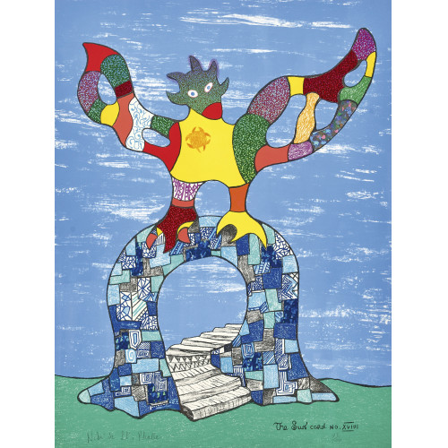 NIKI DE SAINT PHALLE : 'The Sun card No. XVIIII' (DOBIASCHOFSKY AUKTIONEN AG)