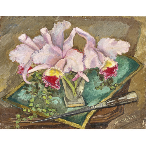 ST�PHANIE CAROLINE JEANNE GUERZONI : Le bouquet d'iris (DOBIASCHOFSKY AUKTIONEN AG)