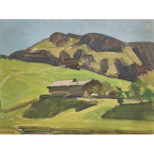 ERNEST HIRAM BR�LHART : Sommerliche Alplandschaft (DOBIASCHOFSKY AUKTIONEN AG)