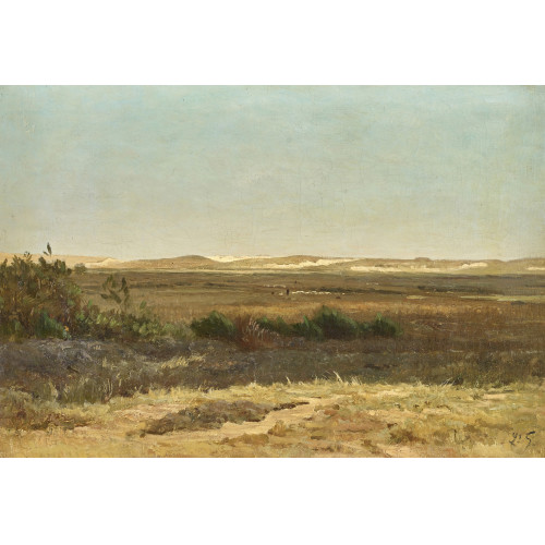 LOUIS AUGUSTE GIRARDOT : Weite Landschaft mit Schafherde (DOBIASCHOFSKY AUKTIONEN AG)