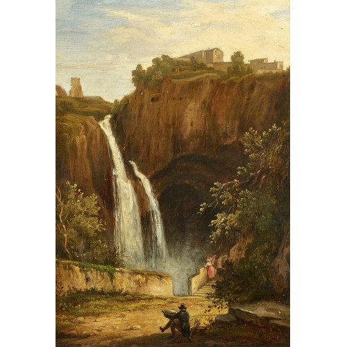 JOHN (AUCH NEWBOLT NEWBOTT : Der Maler bei den Wasserf�llen von Tivoli (DOBIASCHOFSKY AUKTIONEN AG)