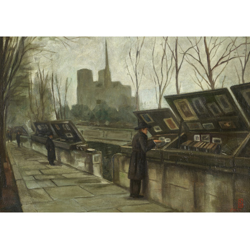 20. JH. FRANKREICH : 'Les bouquinistes (Quai de la Tournelle)' (DOBIASCHOFSKY AUKTIONEN AG)