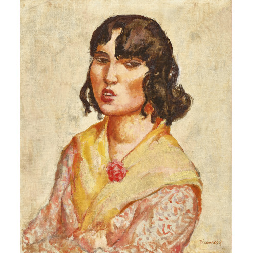 GUSTAVE (EIGTL. BARRAUD FRAN�OIS : 'Gitane � l'oeillet' (DOBIASCHOFSKY AUKTIONEN AG)