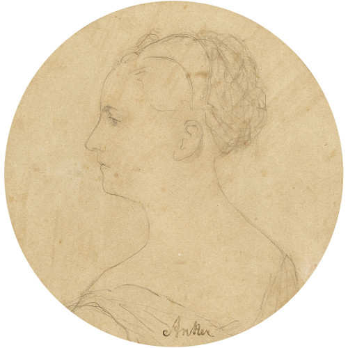 ALBERT ANKER : Damenportr�t (DOBIASCHOFSKY AUKTIONEN AG)