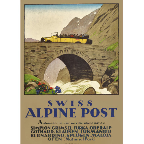 EMIL CARDINAUX : 'Swiss Alpine Post' (DOBIASCHOFSKY AUKTIONEN AG)