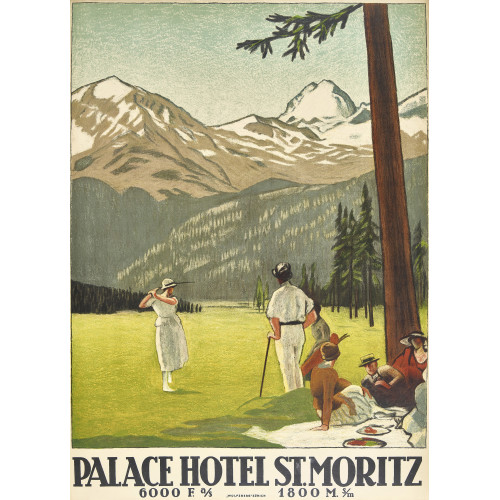 EMIL CARDINAUX : 'Palace Hotel St. Moritz' (DOBIASCHOFSKY AUKTIONEN AG)