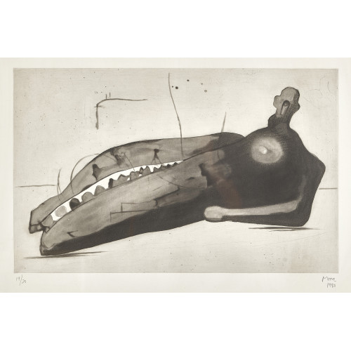 HENRY MOORE : 'Reclining figure, Pisello Baccello' (DOBIASCHOFSKY AUKTIONEN AG)