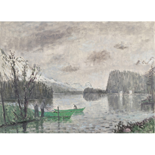 LEONHARD MEISSER : Fischer am See (DOBIASCHOFSKY AUKTIONEN AG)