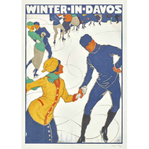 BURKHARD MANGOLD : 'Winter-in-Davos' (DOBIASCHOFSKY AUKTIONEN AG)