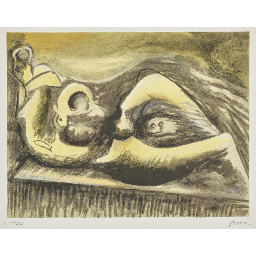 HENRY MOORE : 'Reclining figure' (DOBIASCHOFSKY AUKTIONEN AG)