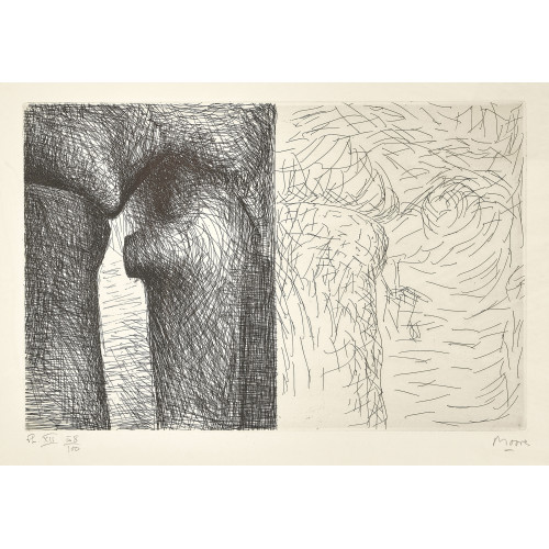 HENRY MOORE : 'Elephant skull, Plate XII' (DOBIASCHOFSKY AUKTIONEN AG)
