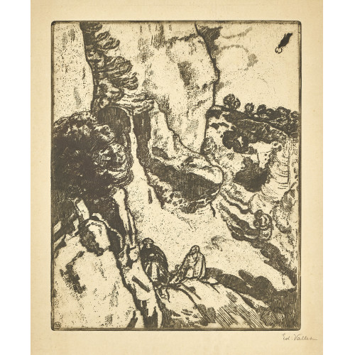 �DOUARD VALLET : 'Saint Antoine et Saint Paul, ermites' (DOBIASCHOFSKY AUKTIONEN AG)