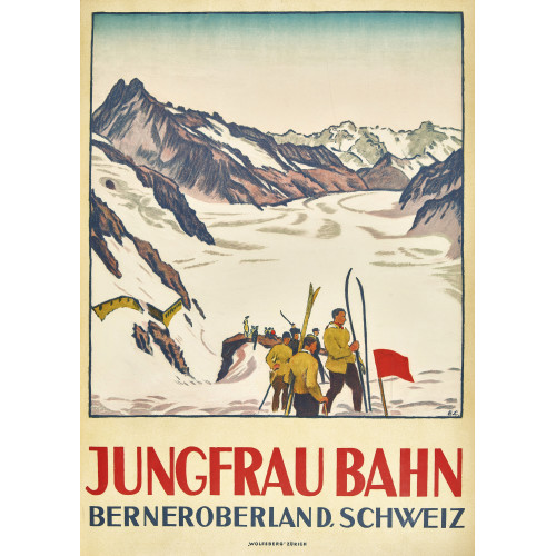 EMIL CARDINAUX : 'Jungfrau Bahn Berneroberland, Schweiz' (DOBIASCHOFSKY AUKTIONEN AG)