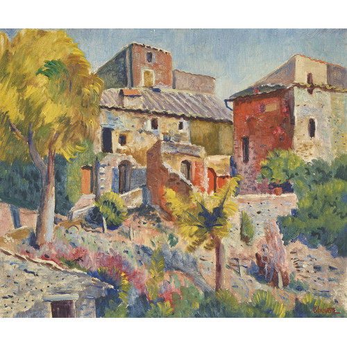 GASTON TH�VOZ : 'Cagnes-sur-Mer. Sud de la France' (DOBIASCHOFSKY AUKTIONEN AG)