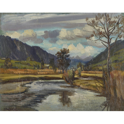 WERNER SCHMUTZ : 'Bernische Landschaft' (DOBIASCHOFSKY AUKTIONEN AG)