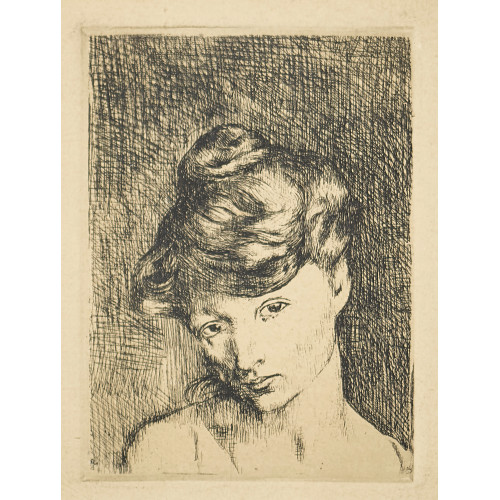 PABLO PICASSO : 'T�te de femme' (DOBIASCHOFSKY AUKTIONEN AG)
