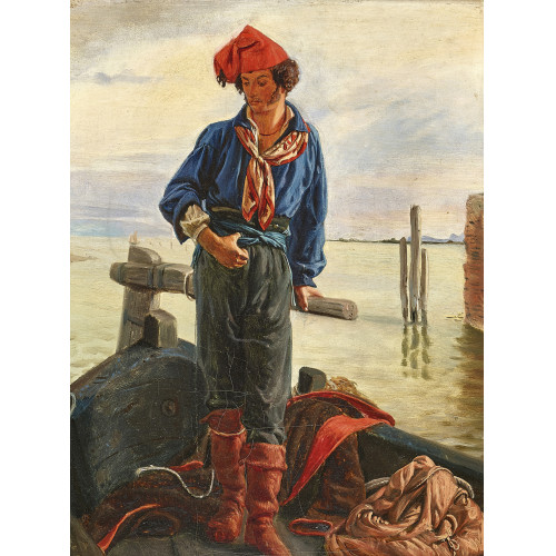 AUR�LE ROBERT : Fischer im Boot (DOBIASCHOFSKY AUKTIONEN AG)