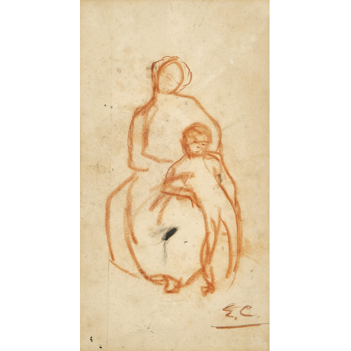 EUG�NE CARRI�RE : M�re et enfant (DOBIASCHOFSKY AUKTIONEN AG)