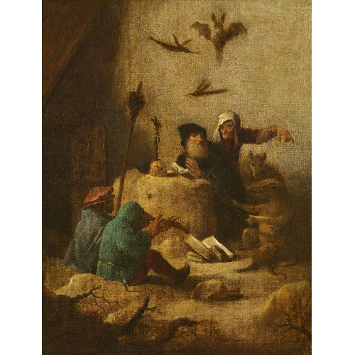 DAVID II TENIERS : Der Heilige Antonius im Kampf mit den Dmonen (DOBIASCHOFSKY AUKTIONEN AG)