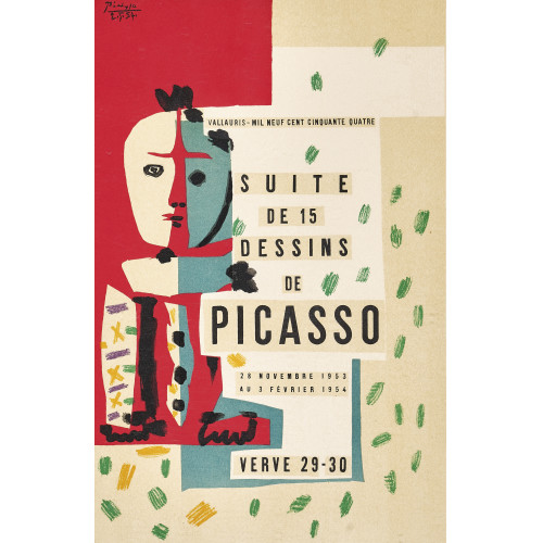 PABLO PICASSO : 'Suite de 15 dessins de Picasso Verve 29-30' (DOBIASCHOFSKY AUKTIONEN AG)