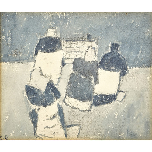 CARL ROESCH : Frauen auf dem Feld (DOBIASCHOFSKY AUKTIONEN AG)