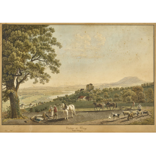 JOHANN JAKOB BIEDERMANN : 'Ch�teau de Wildegg/Canton d'Argouie' (DOBIASCHOFSKY AUKTIONEN AG)