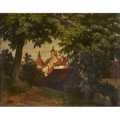 JOST SCHNYDER VON WARTENSEE : 'Kirche zu Mariahilf' (Luzern) (DOBIASCHOFSKY AUKTIONEN AG)