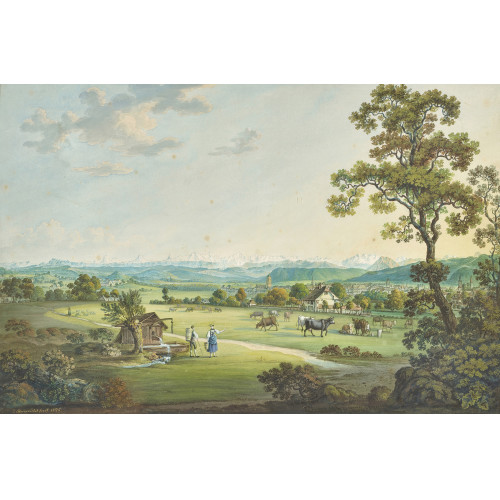 JOSEPH STEINGR�BEL : Berner Alpenpanorama (DOBIASCHOFSKY AUKTIONEN AG)