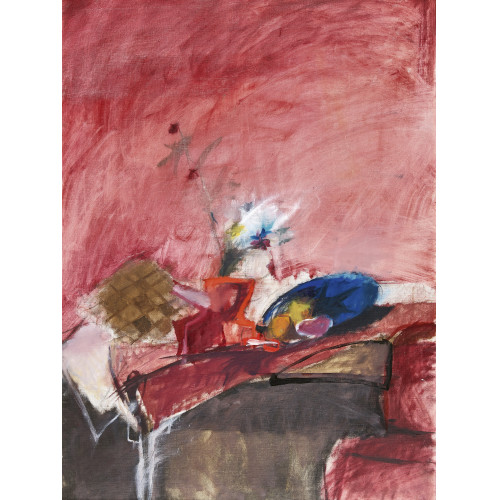 ROGER PFUND : 'Nature morte rouge' (DOBIASCHOFSKY AUKTIONEN AG)