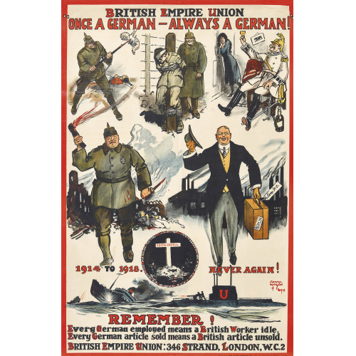 DAVID WILSON : 'British Empire Union. Once a German - Always a German!' (DOBIASCHOFSKY AUKTIONEN AG)