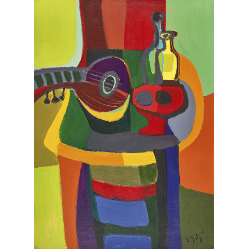 MARCEL MOULY : 'Nature Morte � la Mandole' (DOBIASCHOFSKY AUKTIONEN AG)