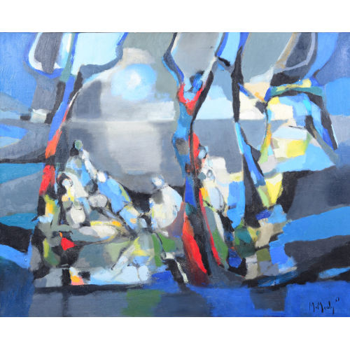MARCEL MOULY : 'Baigneuse au clair de lune' (DOBIASCHOFSKY AUKTIONEN AG)