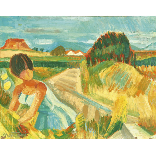 ROGER MONTAN� : 'La cueilleuse de fleurs des champs' (DOBIASCHOFSKY AUKTIONEN AG)