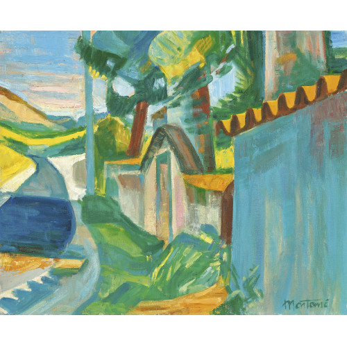 ROGER MONTAN : 'Petit mur sur le grand parc' (DOBIASCHOFSKY AUKTIONEN AG)