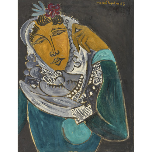 MARCEL BURTIN : 'La femme au fichu' (DOBIASCHOFSKY AUKTIONEN AG)
