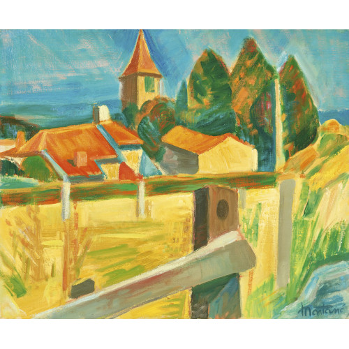 ROGER MONTAN� : 'La chapelle aux trois pins noirs' (DOBIASCHOFSKY AUKTIONEN AG)