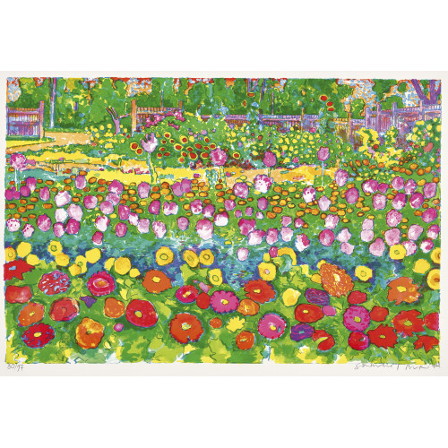 SAMUEL BURI : Blumen im Garten (DOBIASCHOFSKY AUKTIONEN AG)