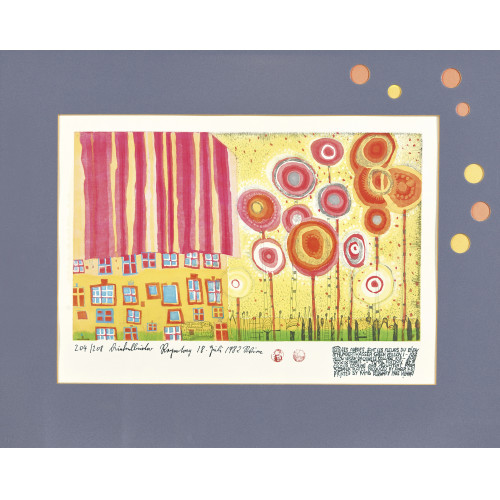 FRIEDENSREICH HUNDERTWASSER : 'Die B�ume sind die Blumen des Guten' (DOBIASCHOFSKY AUKTIONEN AG)