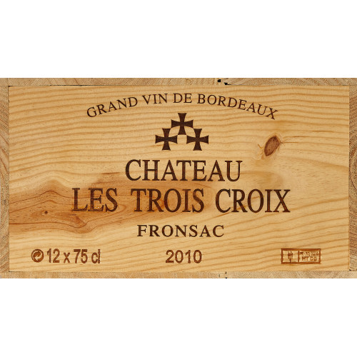 CH�TEAU LES TROIS CROIX : Fronsac, 2010 (DOBIASCHOFSKY AUKTIONEN AG)