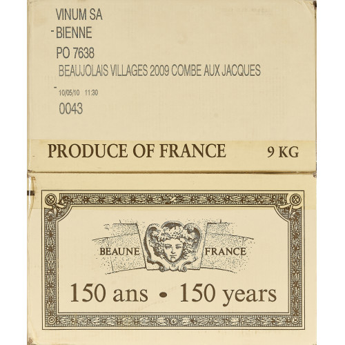 LOUIS JADOT : Beaujolais-Villages, Combe aux Jacques, 2009 (DOBIASCHOFSKY AUKTIONEN AG)