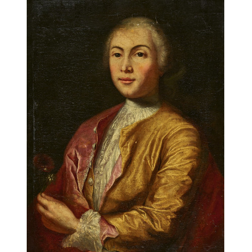FRANCOIS HUBERT DROUAIS : Brustbildnis eines jungen Mannes mit Nelke (DOBIASCHOFSKY AUKTIONEN AG)
