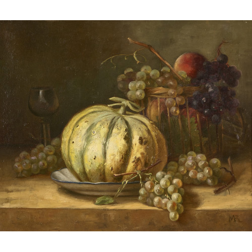 19. JH. FRANKREICH : Nature morte aux fruits (DOBIASCHOFSKY AUKTIONEN AG)