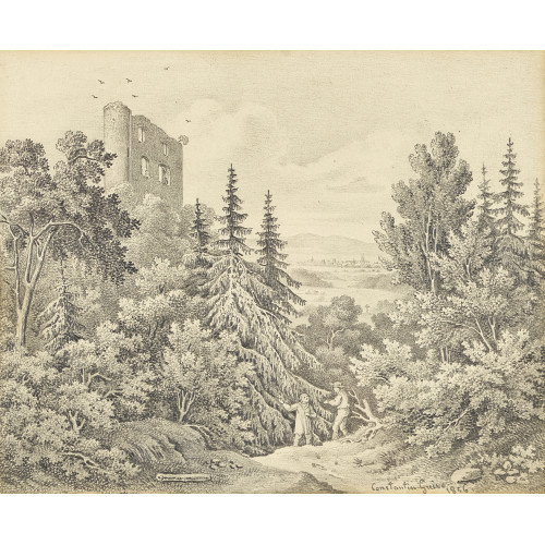 KONSTANTIN GUISE : Burg Reichenstein bei Arlesheim (DOBIASCHOFSKY AUKTIONEN AG)