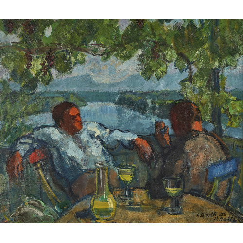 PAUL BASILIUS BARTH : 'Abend am H�rnli' (DOBIASCHOFSKY AUKTIONEN AG)