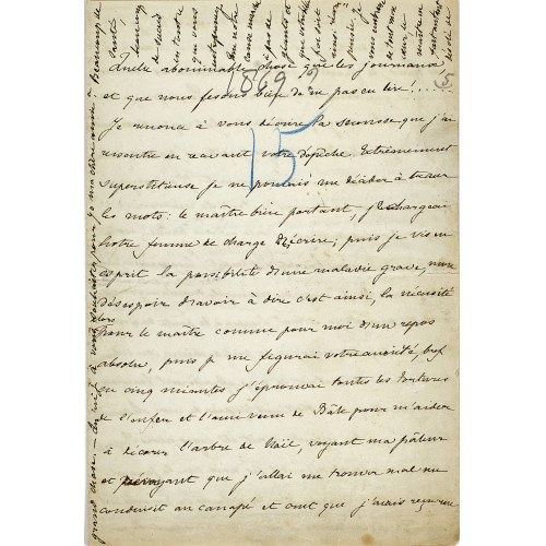 AUTOGRAF : Cosima Wagner (1837-1930) (DOBIASCHOFSKY AUKTIONEN AG)