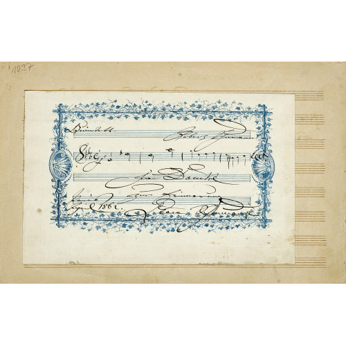 AUTOGRAF : Clara Schumann (1819-1896) (DOBIASCHOFSKY AUKTIONEN AG)