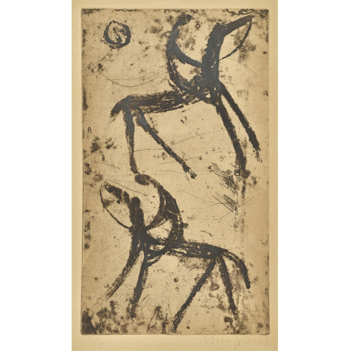 RUDOLF MUMPRECHT : 'Deux cavaliers' (DOBIASCHOFSKY AUKTIONEN AG)