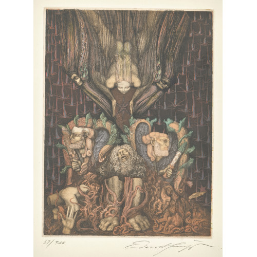 ERNST FUCHS : 'Adams Zerst�rung und Verheissung' (DOBIASCHOFSKY AUKTIONEN AG)