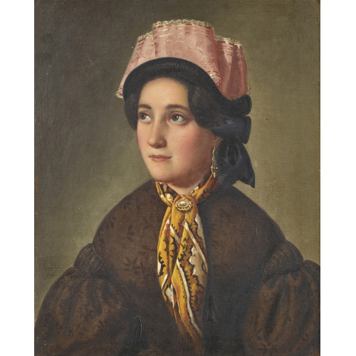JEAN-BAPTISTE BONJOUR : Portrait Josephine Gex (DOBIASCHOFSKY AUKTIONEN AG)